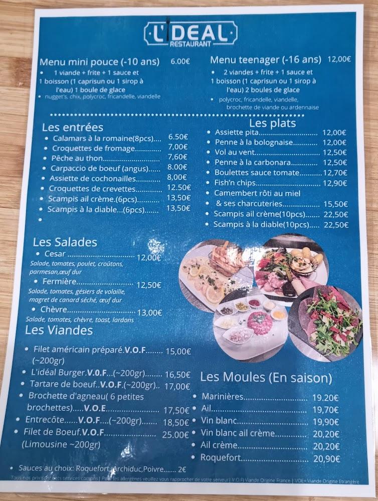 L'ideal - Menu Image 1
